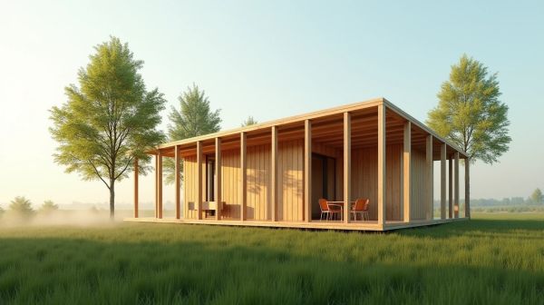 La construction ossature bois et la maison passive