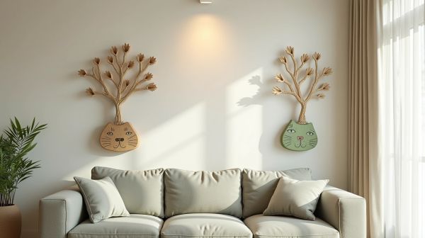 La marque Matou Perché : arbres à chat originaux pour décorer son salon