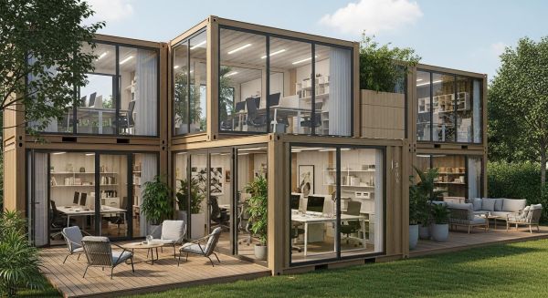 Pourquoi le bureau container modulaire séduit les entreprises en 2026 ?