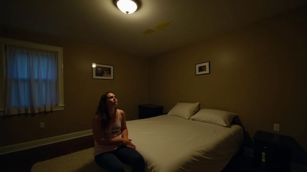 Que faire face à une tache jaune au plafond de votre chambre ?