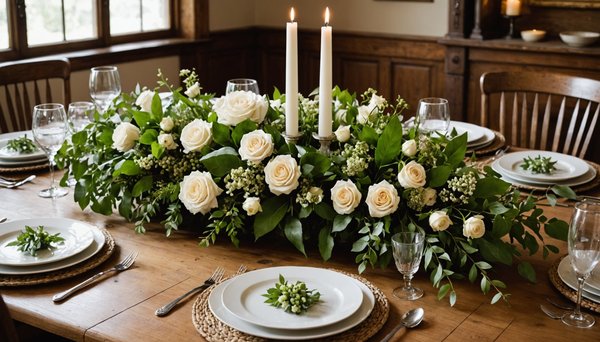 Débordement de fleurs : incorporer la nature dans votre décoration de table