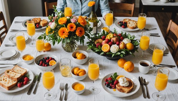 Comment décorer sa table pour un brunch convivial
