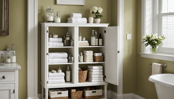 Idées de rangement pour une salle de bain organisée