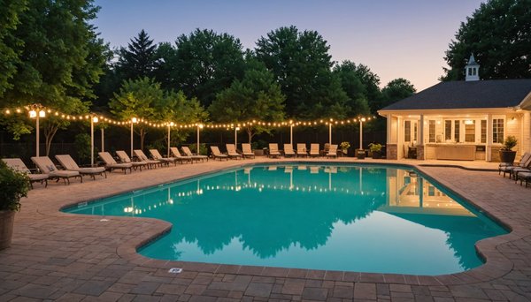 Organiser une soirée autour de sa piscine extérieure